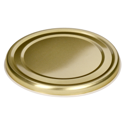 Pokrov brez navoja 83, zlat, aluminijast